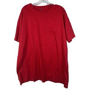 Men's Unipro Quik-Dry Red T-shirt With Pocket Size 2XL